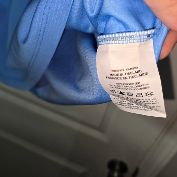 Nike Dri Fit Polo Shirt - size XL Baby Blue - Farmers  Insurance Embroidery - Picture 11 of 13